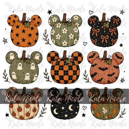 Mickey Pumpkin Patch PNG | Design 3