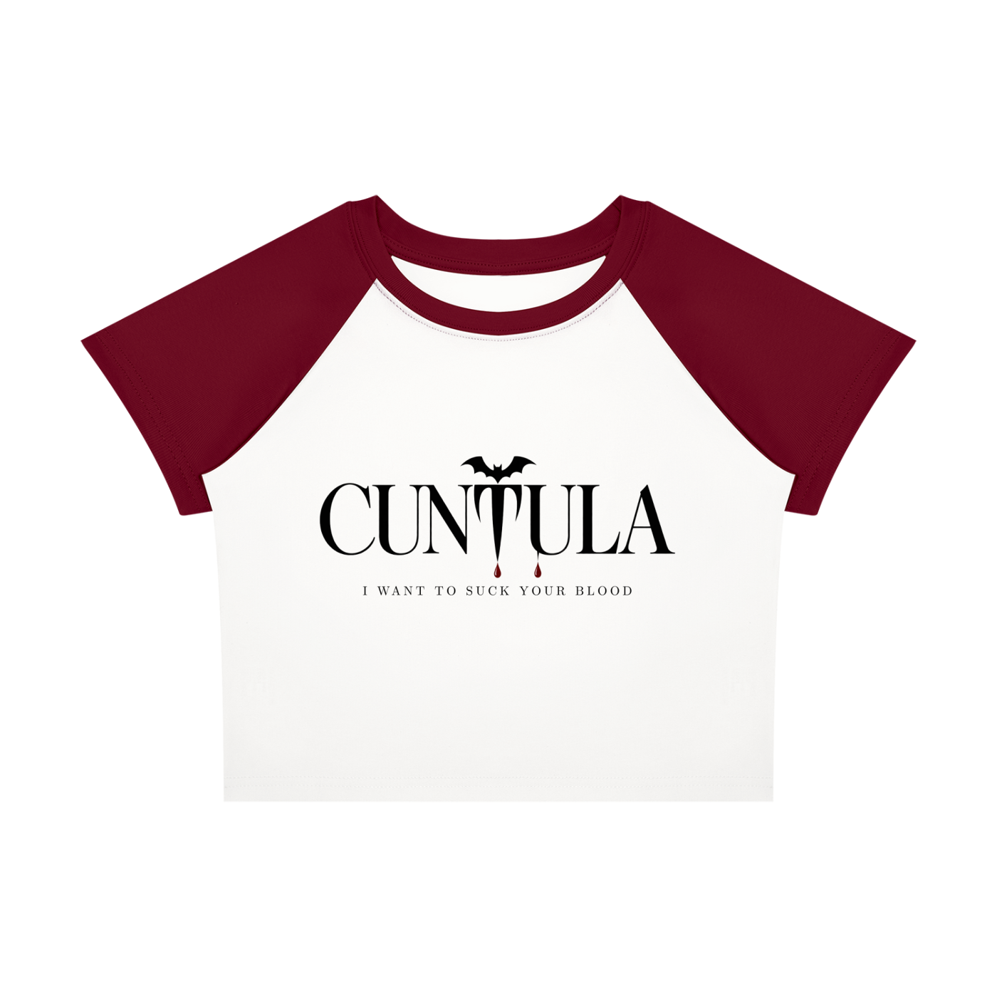 Cuntula Color Block Gothic Baby Tee