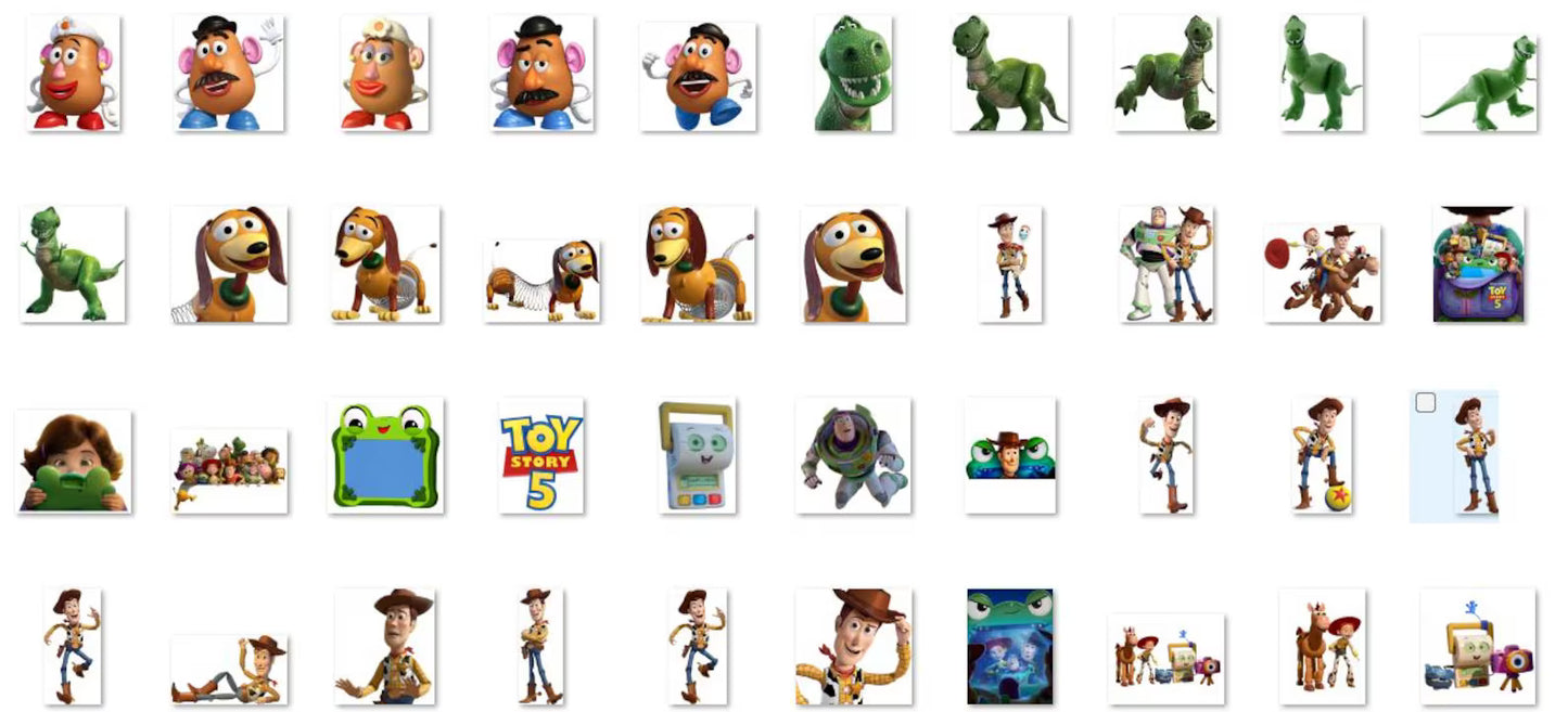 Toy Story 5 PNG Bundle | 1600 Files