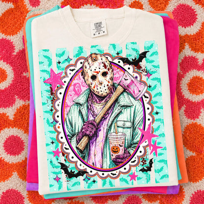 Retro Horror Villains PNG Bundle | 6 Designs v2