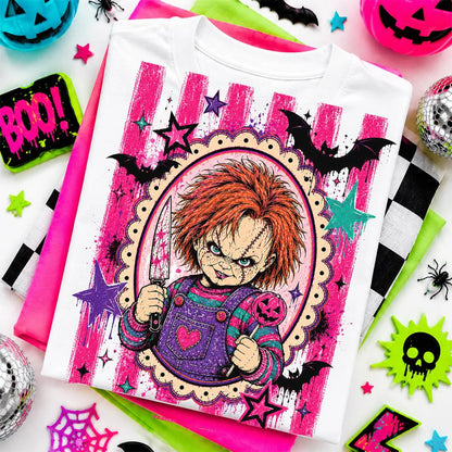 Retro Horror Villains PNG Bundle | 6 Designs