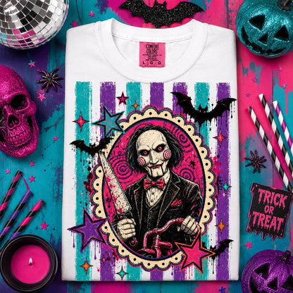 Retro Horror Villains PNG Bundle | 6 Designs