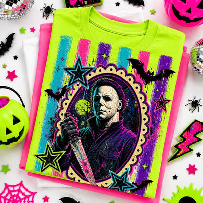 Retro Horror Villains PNG Bundle | 6 Designs