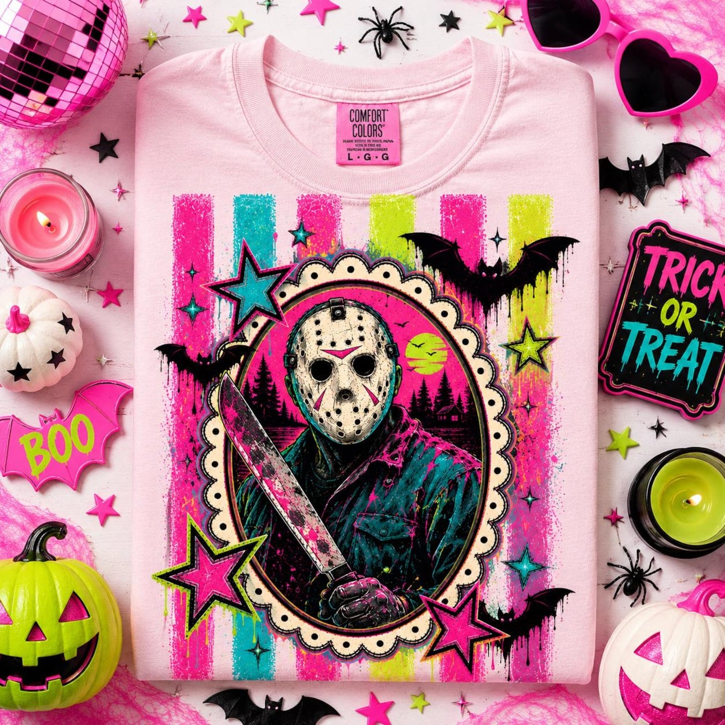Retro Horror Villains PNG Bundle | 6 Designs