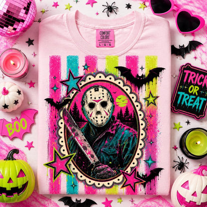 Retro Horror Villains PNG Bundle | 6 Designs